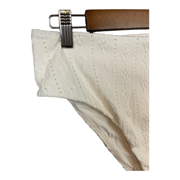 Andie Swim The 90s High Waisted Bottom in Coco‎ Cream Size XL NWT - Picture 6 of 8